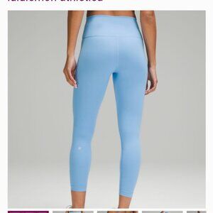 Lululemon wundertrain leggings aero blue 8